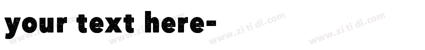 your text here字体转换